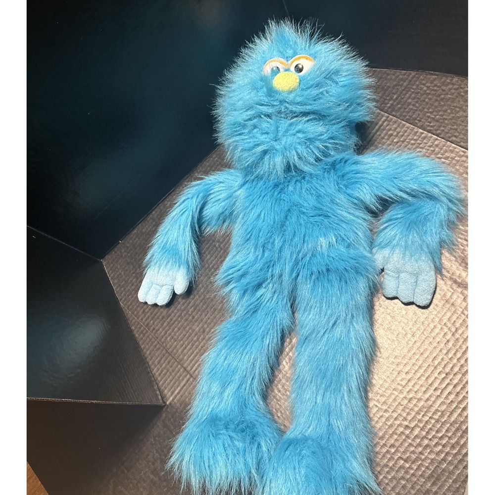 Silly Puppets 30" Blue Monster Puppet Full Body Ventriloquist Style Puppet Blue‎